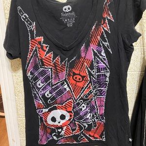 ‼️⚠️ON HOLD⚠️‼️ Skelanimals Kit the Cat Tshirt